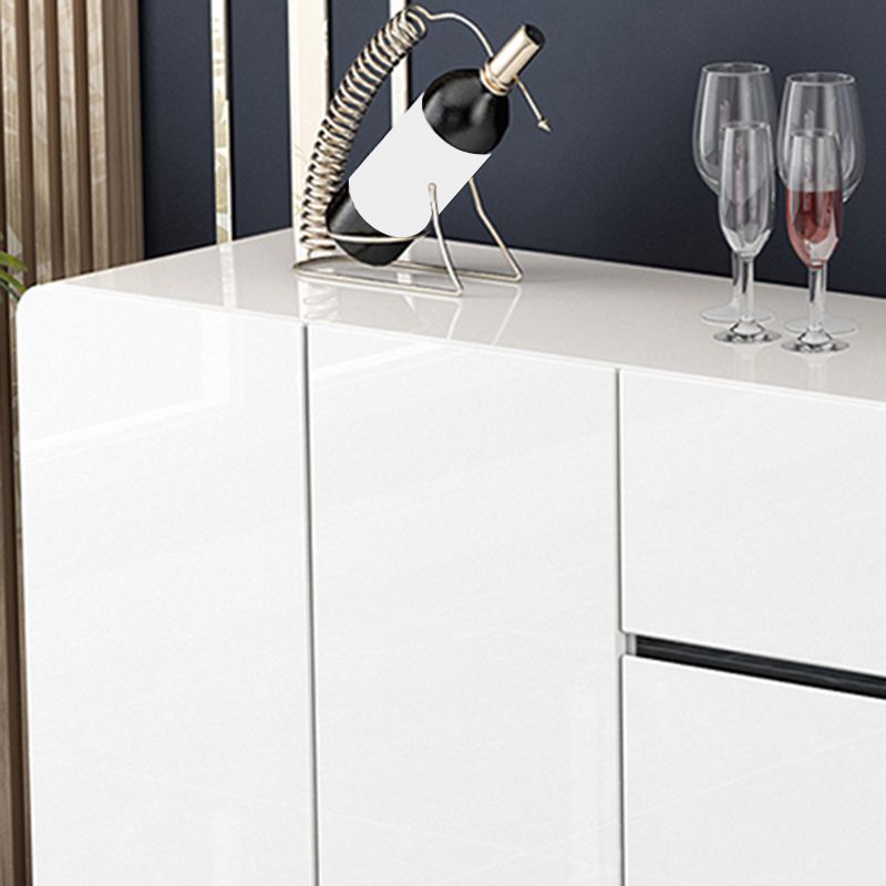 Junta lateral de estilo glamorante Buffet de comedor de madera con gabinetes y cajones