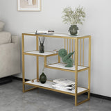 Modern Style Etagere Bookcase Open Back Metal Home Bookshelf Clearhalo 'Bookcases' 'furn' 'furn_bookcases' 'Furniture' 'furniture_bookcases' 'Office Furniture' 1200x1200_b3dd1494-e1af-4a42-86ce-f195d3bb0cf1