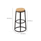 Set tavolo da bar industriale Tavolo da bancone in legno massello da 1/4/9 pezzi per interni
