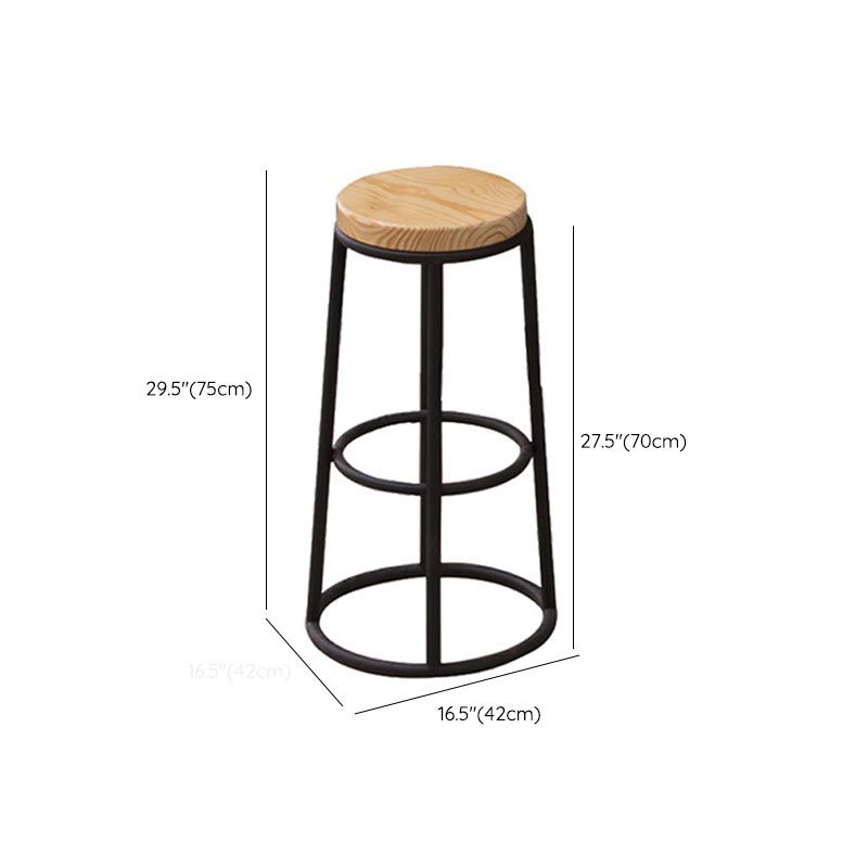 Set tavolo da bar industriale Tavolo da bancone in legno massello da 1/4/9 pezzi per interni