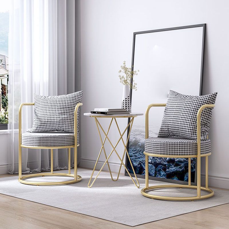 Scandinavian Style Armless Open Back Side Chair Luxury Upholstered Side Chair Clearhalo ' kitchen&dining_furn' 'Dining Chairs' 'Dining Tables & Seating' 'dining_chair' 'furn' 'furn_dining_chair' 'Furniture' 'furniture_dining_chair' 'Kitchen & Dining Furniture' 'kitchen' 1200x1200_b3e064ae-fd0c-45f6-b60b-4753e90d1a71