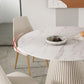 Round Sintered Stone Dining Table Traditional Luxury Dining Table for Home Clearhalo ' dining_table' 'Dining Tables & Seating' 'Dining Tables' 'furn' 'furn_dining_table' 'Furniture' 'furniture_dining_table' 'Kitchen & Dining Furniture' 'kitchen&dining_furn' 'kitchen' 'kitchen_dining_table' 1200x1200_b3e28a77-c6ad-4a5f-a468-3a9986be28e4
