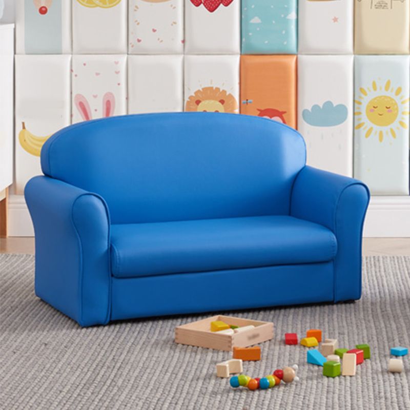 Sofá del sofá de brazo enrollado de la espalda apretada contemporánea para niños