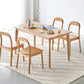 Contemporary Style Solid Wood Dining Table 4 Legs Wood Base Rectangle Table for Home Clearhalo ' dining_table' 'Dining Tables & Seating' 'Dining Tables' 'furn' 'furn_dining_table' 'Furniture' 'furniture_dining_table' 'Kitchen & Dining Furniture' 'kitchen&dining_furn' 'kitchen' 'kitchen_dining_table' 1200x1200_b3ea3b9c-3bff-4117-a3ad-c8ae6d0b3635