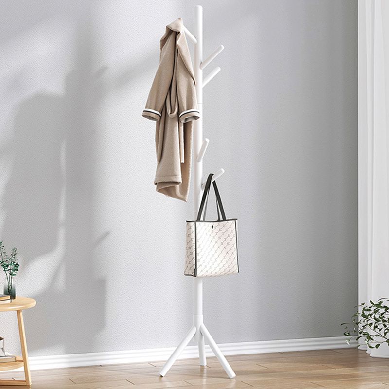 Hall Tree Moderne Haken frei sitzend massives Holz im Schlafzimmer Kleiderbügel