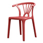 Scandinavian Plastic Side Chair Indoor-Outdoor Windsor Back Chair Clearhalo 'Dining Chairs' 'Dining Tables & Seating' 'dining_chair' 'furn' 'furn_dining_chair' 'Furniture' 'furniture_dining_chair' 'Kitchen & Dining Furniture' 1200x1200_b3eac947-370a-4807-a127-0dfab89c48d0