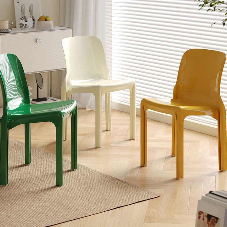 Modern Style Side Chair Plastic Dining Side Chair for Living Room