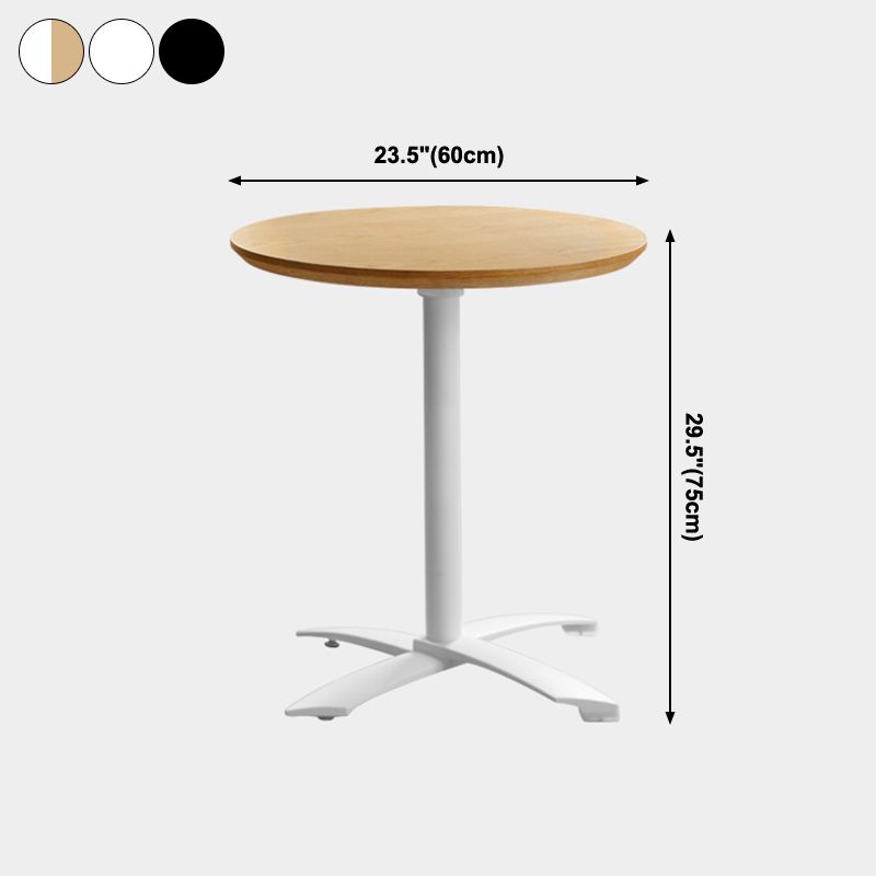 Round Solid Wood Dining Table Simplicity Style Dining Room Collection for Indoor Clearhalo ' dining_table' 'Dining Tables & Seating' 'Dining Tables' 'furn' 'furn_dining_table' 'Furniture' 'furniture_dining_table' 'Kitchen & Dining Furniture' 'kitchen&dining_furn' 'kitchen' 'kitchen_dining_table' 1200x1200_b3ed4431-57bf-45a3-afc8-60f4137838b4