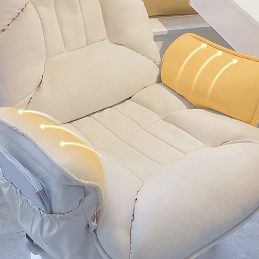 Silla de oficina moderna sin angustia altura de asiento ajustable silla giratoria con ruedas