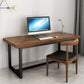 Modern Solid Wood Computer Desk Rectangular Shape Task Desks with Legs for Home