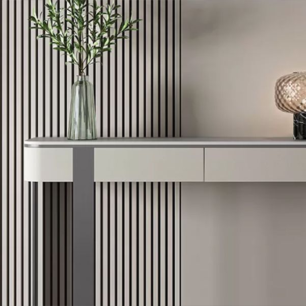 Tavolo accento console glam antico tavolo di divano mezzano in pietra