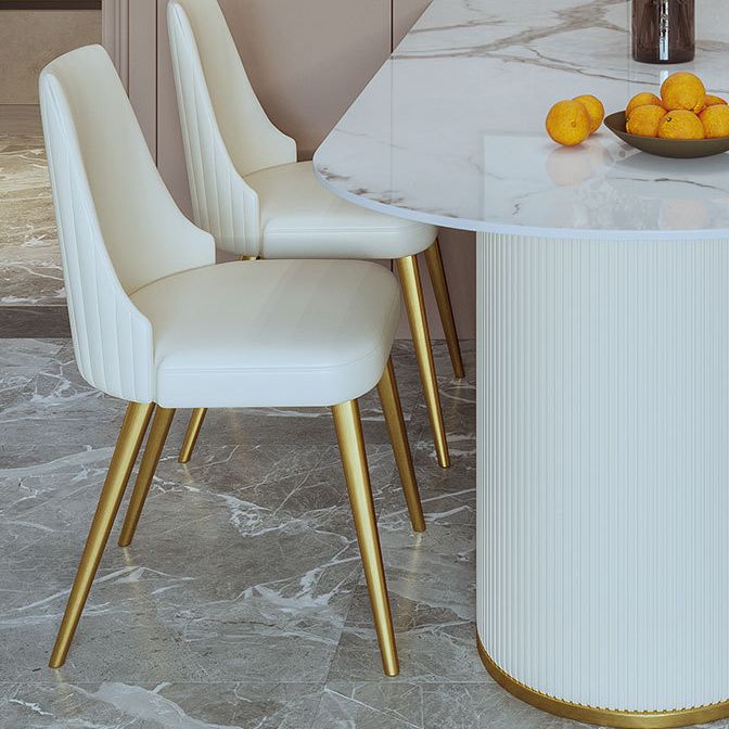 Traditional Luxury Dining Table Oval Double Pedestal Home Furniture for Indoor Clearhalo 'Dining Tables & Seating' 'Dining Tables' 'dining_table' 'furn' 'furn_dining_table' 'Furniture' 'furniture_dining_table' 'Kitchen & Dining Furniture' 'kitchen' 'kitchen_dining_table' 1200x1200_b3f43676-5bb7-4b20-b0c7-f022fb2f035e