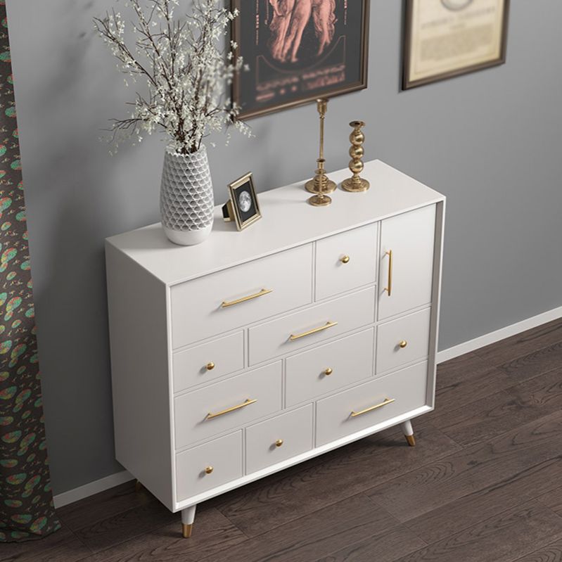 Sala da pranzo a buffet in legno in stile glam 35.4 "H 10-Drawer Buffet Server