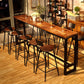 29.53" Industrial Bar and Counter Stool Low Back Stool with 4 Legs Clearhalo 'Bar Furniture' 'Bar Stools' 'bar_stools' 'furn' 'furn_bar_stools' 'Furniture' 'furniture_bar_stools' 'Kitchen & Dining Furniture' 1200x1200_b3f78c5c-2668-4c0b-afc4-3c7fc29a1bd5