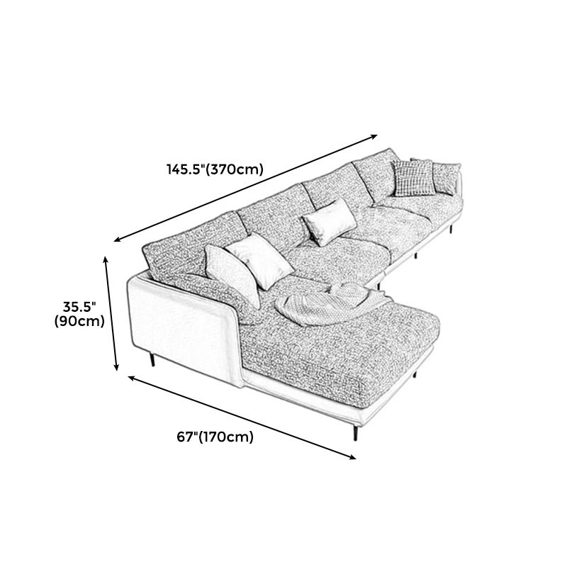 Hedendaagse Tuxedo -armbank met kussens 35.43 "voor woonkamer