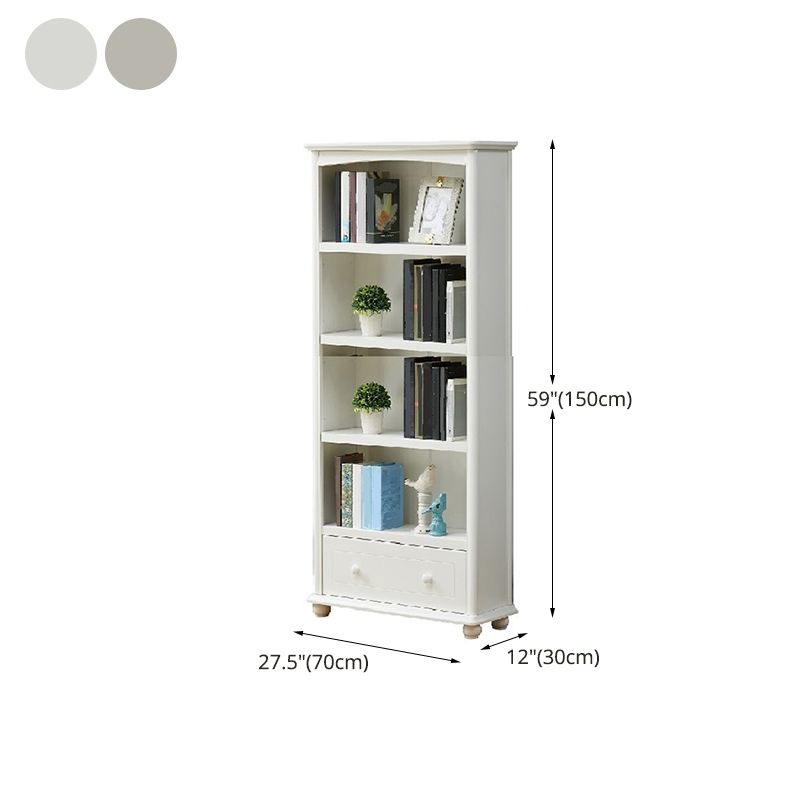 Modern Style Bookcase Engineer Wood Closed Back Bookshelf for Home Office Clearhalo 'Bookcases' 'furn' 'furn_bookcases' 'Furniture' 'Office Furniture' 1200x1200_b3fb0849-19ff-4eb6-9d94-8ca559699dae