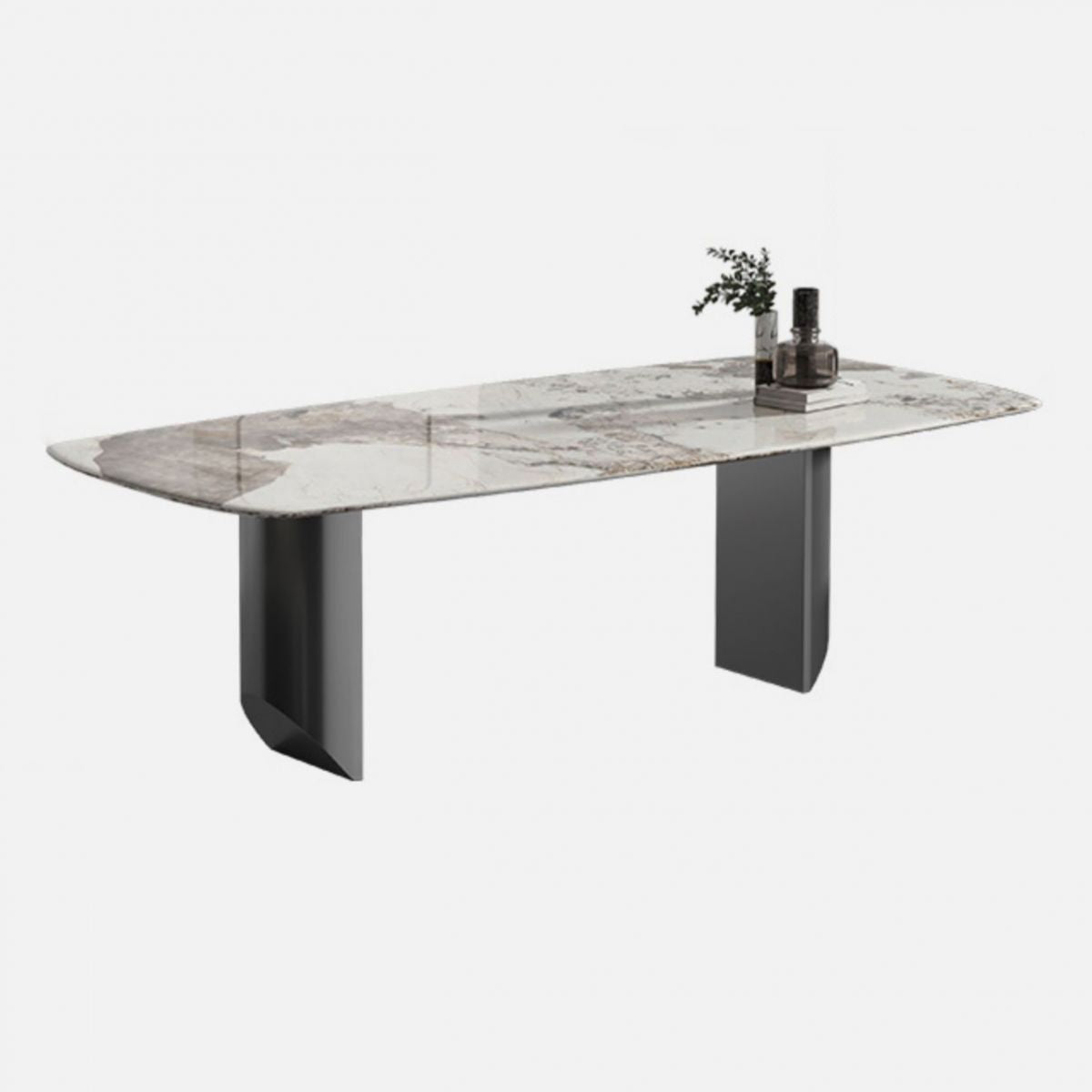 Metal Modern Rectangle Indoor Table Sintered Stone Table for Dining Room Clearhalo ' dining_table' 'Dining Tables & Seating' 'Dining Tables' 'furn' 'furn_dining_table' 'Furniture' 'furniture_dining_table' 'Kitchen & Dining Furniture' 'kitchen&dining_furn' 'kitchen' 'kitchen_dining_table' 1200x1200_b3fe7458-99fe-4064-b2eb-d32e1605a68f