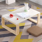 Sled Wooden Coffee Table Nordic Rectangular Single Cocktail Table, 15.75" D x 15.75" H Clearhalo 'Coffee & Accent Tables' 'Coffee Tables' 'coffee_tables' 'furn' 'furn_coffee_tables' 'Furniture' 'Living Room Furniture' 1200x1200_b3fef746-7142-4a8c-9800-56605dadda67