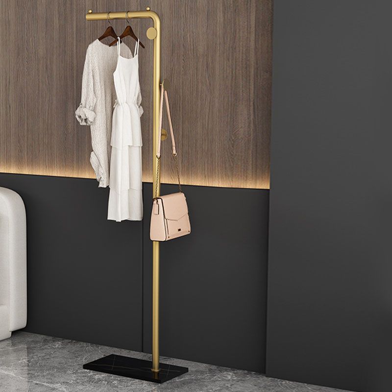 Magnifique manteau de manteau crochets à crochets en métal doré en métal pour chambre à coucher