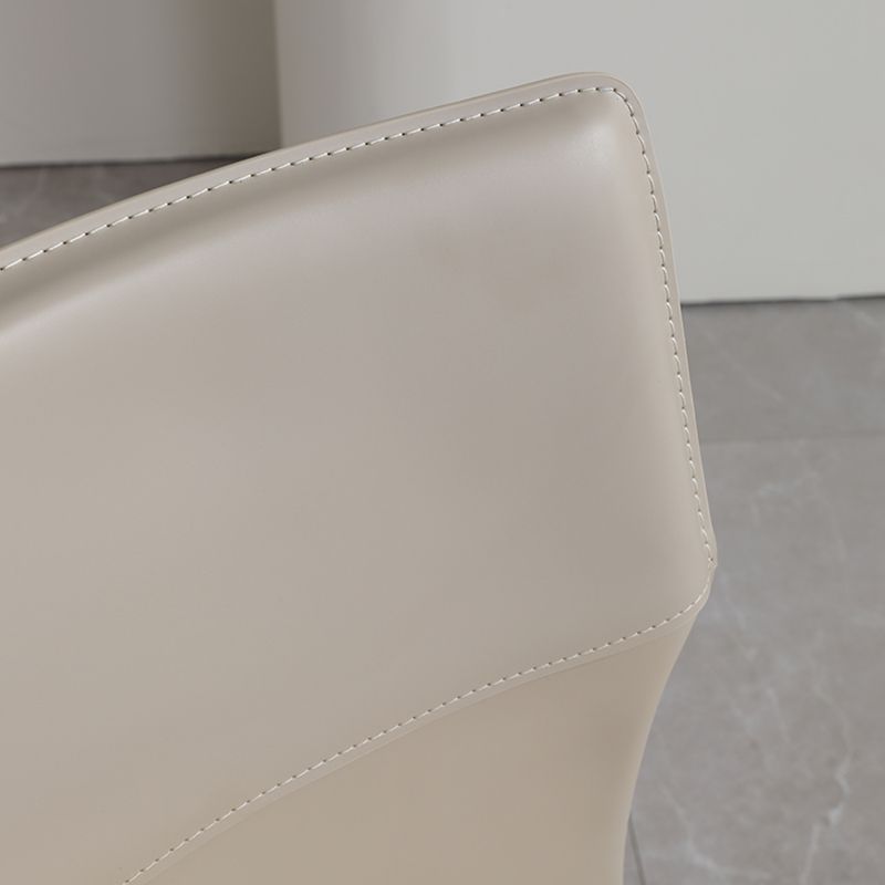 Contemporary Style Dining Chairs Armless Chairs with Metal Legs for Home Clearhalo 'Dining Chairs' 'Dining Tables & Seating' 'dining_chair' 'furn' 'furn_dining_chair' 'Furniture' 'Kitchen & Dining Furniture' 1200x1200_b400a900-990d-49a0-b7c5-8089e28f555c