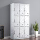 Hinged Modern Wardrobe Armoire Metal Wardrobe Cabinet for Home Clearhalo 'Armoires & Wardrobes' 'armoires_wardrobes' 'Bedroom Furniture' 'furn' 'furn_armoires_wardrobes' 'Furniture' 1200x1200_b401b7f2-930b-4595-a912-02607cb8a638