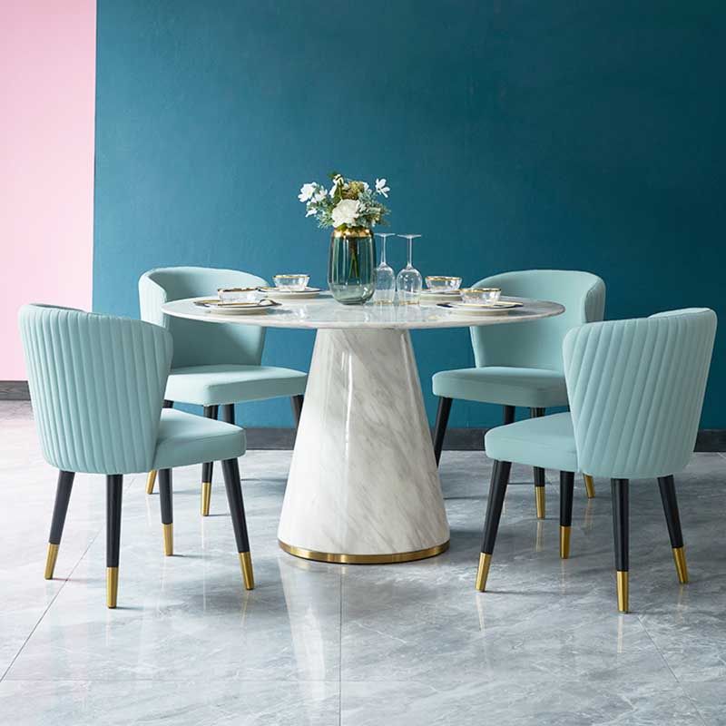 Contemporary Kitchen Fabric Dining Chair Wingback Side Chair for Home Use Clearhalo ' kitchen&dining_furn' 'Dining Chairs' 'Dining Tables & Seating' 'dining_chair' 'furn' 'furn_dining_chair' 'Furniture' 'furniture_dining_chair' 'Kitchen & Dining Furniture' 'kitchen' 1200x1200_b402f47f-9bfa-47c3-9edc-8acf4cfac167