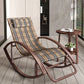 Contemporary Rocker Chair Metal Frame Water Resistant Fabric Rocker Chair with Pillow Clearhalo 'Chairs & Seating' 'furn' 'furn_rocking_chairs' 'Furniture' 'Living Room Furniture' 'Rocking Chairs' 'rocking_chairs' 1200x1200_b4038c2c-8acc-4194-bece-7906709f0407