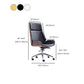 Modern Swivel Office Chair Executive High Back Managers Chair Clearhalo 'furn' 'furn_office_chair' 'Furniture' 'Office Chairs' 'Office Furniture' 'office_chair' 1200x1200_b403f441-cf45-44a5-90f9-3c7fcb02eee5
