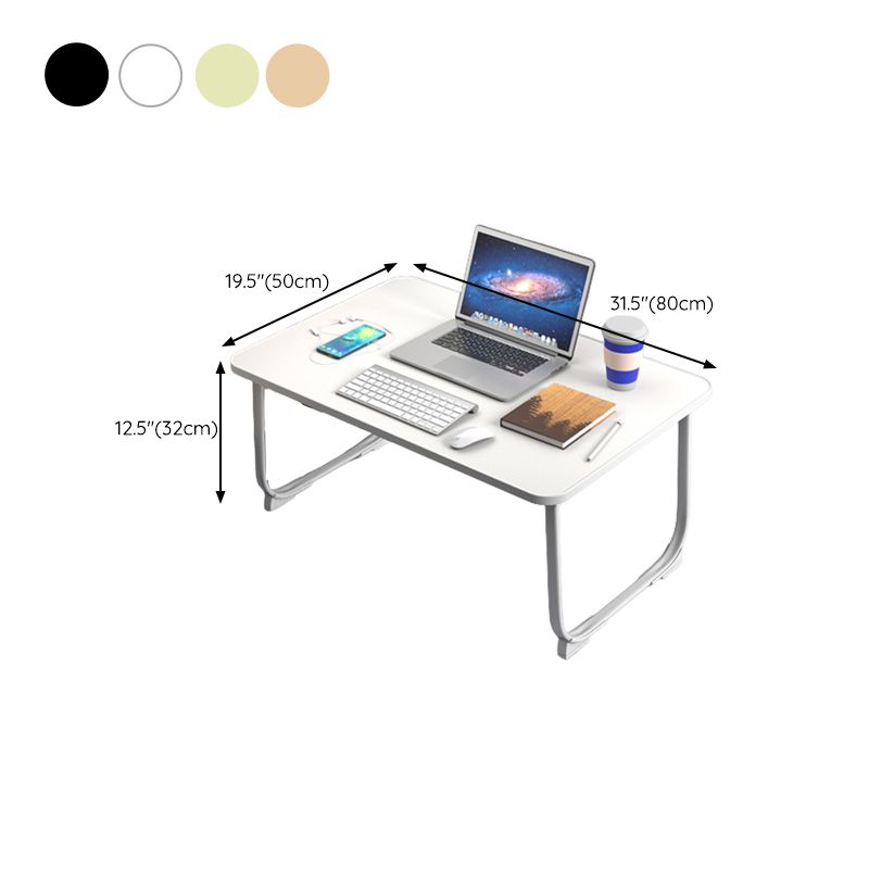 Engineered Wood Contemporary Writing Desk Bedroom Office Desk with White Legs Clearhalo 'furn' 'furn_office_desk' 'Furniture' 'Office Desks' 'Office Furniture' 'office_desk' 1200x1200_b405015e-092f-41f1-a7e8-29fc03a49ab8