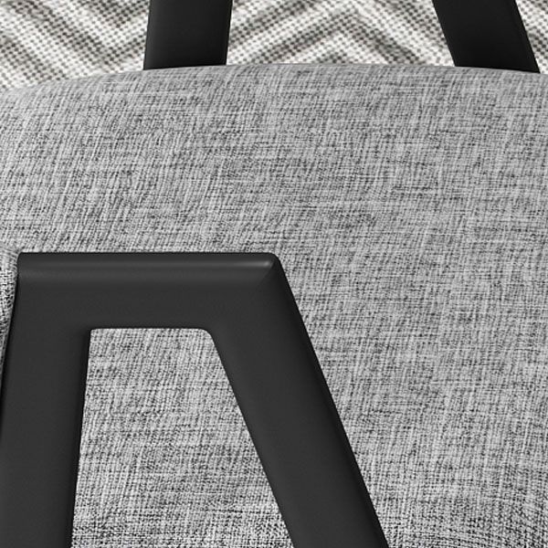 Modern Metal Arm Chair Open Back Dining Side Chair with Upholstered(Set of 4) Clearhalo 'Dining Chairs' 'Dining Tables & Seating' 'dining_chair' 'furn' 'furn_dining_chair' 'Furniture' 'furniture_dining_chair' 'Kitchen & Dining Furniture' 1200x1200_b40587ff-eda3-4ced-8daf-2500d9b96a96