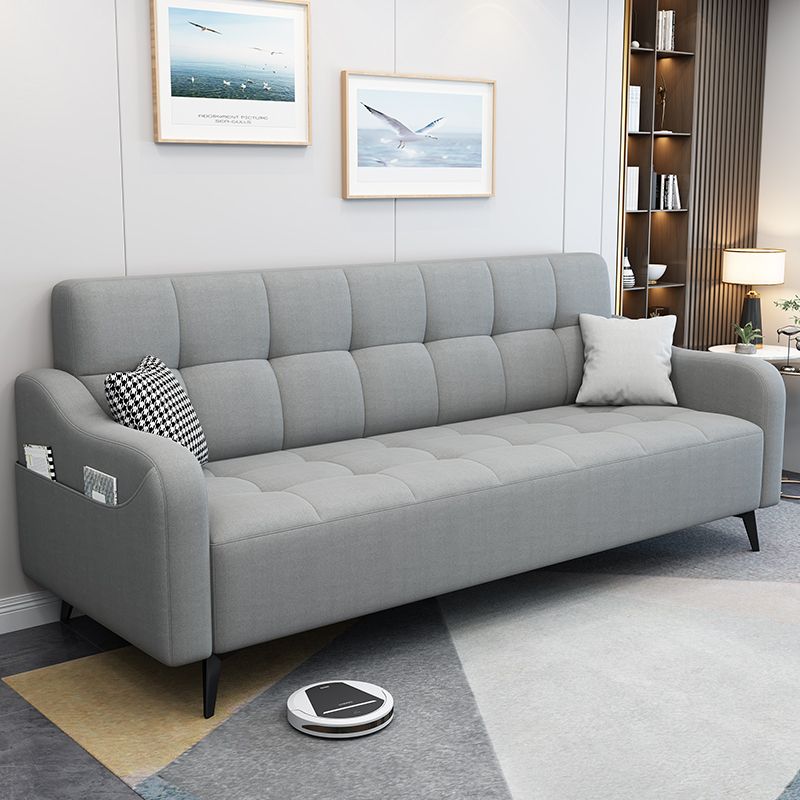 Modern Linen Charles Of London Sofa with Storage Bag for Living Room, Apartment Clearhalo 'furn' 'furn_sofas' 'Furniture' 'furniture_sofas' 'kitchen' 'kitchen_sofas' 'Living Room Furniture' 'Sofa' 'sofas' 1200x1200_b406fef7-e613-4c29-9780-cef616c46380
