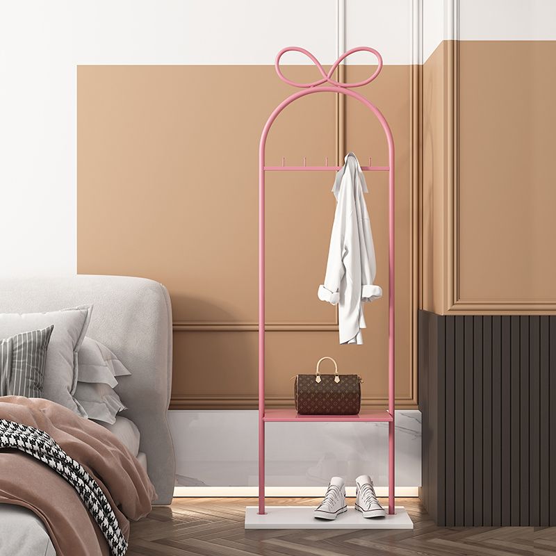 Hall Tree Splendido appendiabiti in metallo Scaffale di stoccaggio della sala con ganci