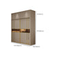 Modern Sliding Door Wardrobe Cabinet Bedroom Wooden Storage Armoire