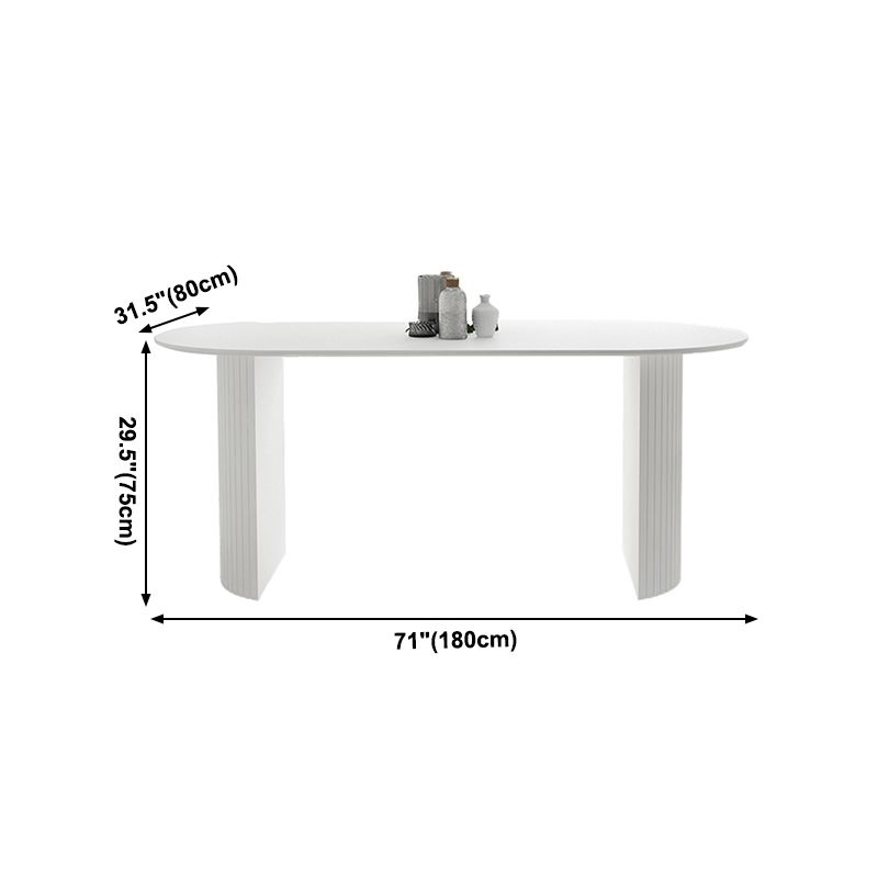Solid Wood Contemporary Dining Table High Gloss White Wood Top Table for Dining Room Clearhalo ' dining_table' 'Dining Tables & Seating' 'Dining Tables' 'furn' 'furn_dining_table' 'Furniture' 'furniture_dining_table' 'Kitchen & Dining Furniture' 'kitchen&dining_furn' 'kitchen' 'kitchen_dining_table' 1200x1200_b40be45a-4f09-4edd-92d2-fb217267ca66