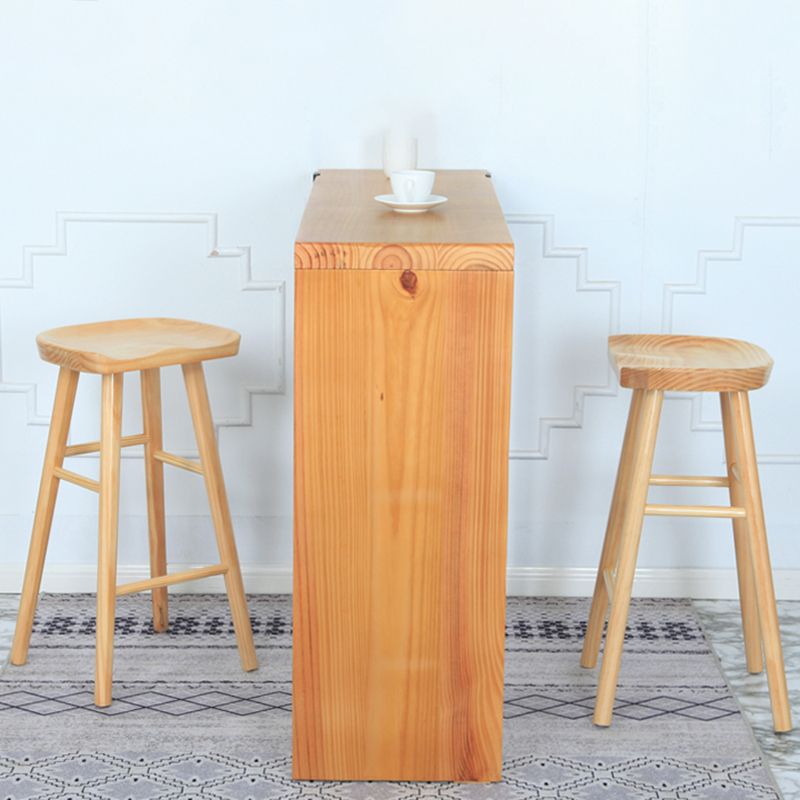 Tabouret en bois contemporain Rectangle Rectangle Soutr comptoir tabouret en finition mate