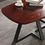 Stile moderno 1 tavolino singolo tavolo da cocktail marrone in legno