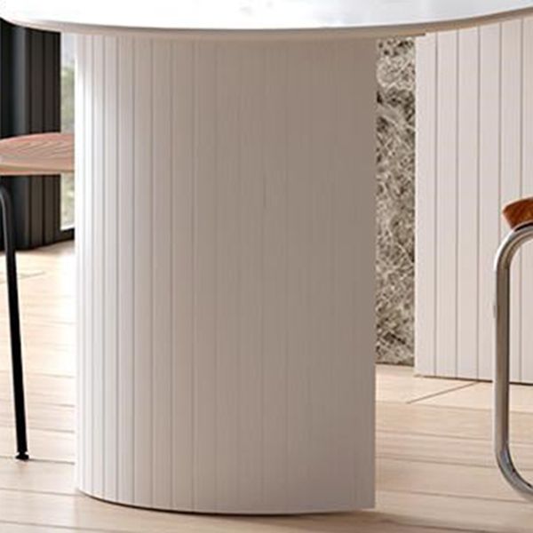 Free Form White Dining Table Solid Wood Table Contemporary with Double Pedestal Clearhalo 'Dining Tables & Seating' 'Dining Tables' 'dining_table' 'furn' 'furn_dining_table' 'Furniture' 'furniture_dining_table' 'Kitchen & Dining Furniture' 'kitchen' 'kitchen_dining_table' 1200x1200_b40df0d6-424f-4d6b-9322-c40926f023d2