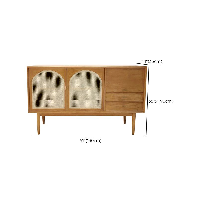 Sideboidali moderni cassetti a buffet cassetti e porte in pino buffet sideboard