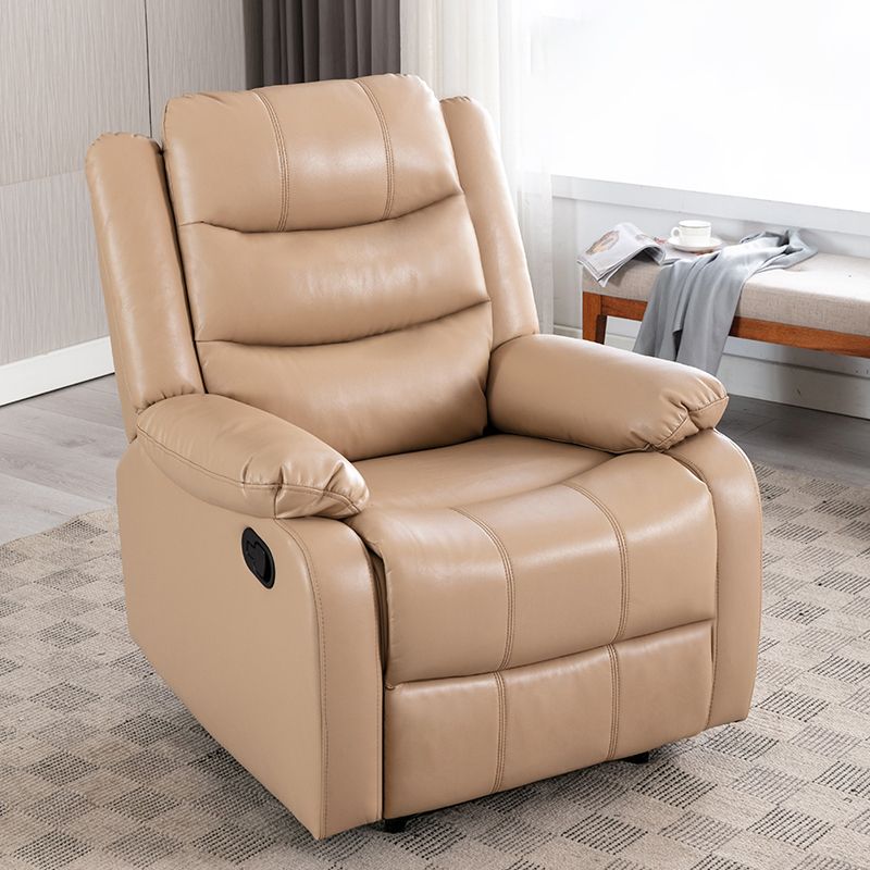 Chaise inclinable à push inclinable inclinable en faux cuir en cuir en cuir en cuir un