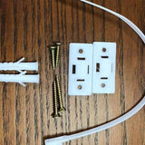 Accente di accento rustico angolare in legno in legno in vetro con porte