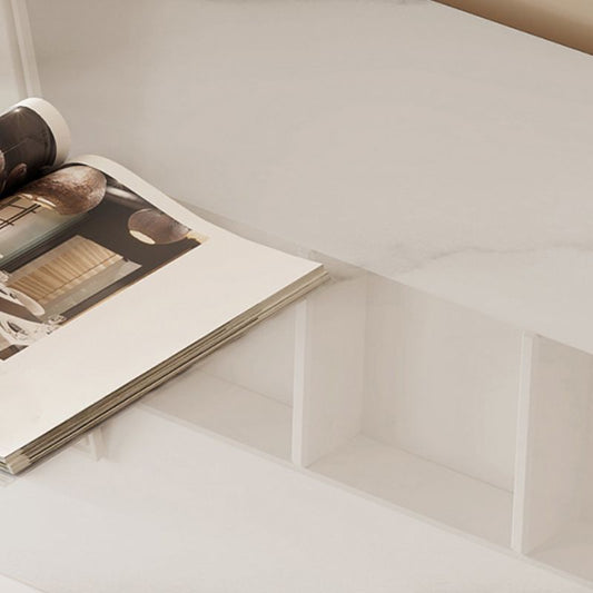 Bureau de bureau à domicile rectangulaire moderne 23,6 "W Writing Desk avec étagère