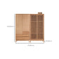 Modern Solid Wood Wardrobe Freestanding Bedroom Wardrobe with Legs Clearhalo 'Armoires & Wardrobes' 'armoires_wardrobes' 'Bedroom Furniture' 'furn' 'furn_armoires_wardrobes' 'Furniture' 1200x1200_b413c491-2b2c-48ed-9efc-2a90f37a5d63