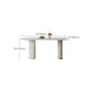 Modern White Dining Table Sintered Stone Dinner Table for Dining Room Clearhalo 'Dining Tables & Seating' 'Dining Tables' 'dining_table' 'furn' 'furn_dining_table' 'Furniture' 'Kitchen & Dining Furniture' 1200x1200_b41496e5-9ac4-45b5-8be8-212eb91f821e