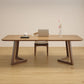 Modern Style Writing Desk Rectangular Solid Wood Office Desk for Home