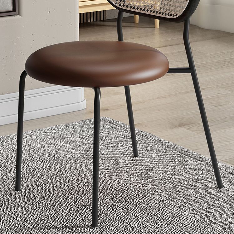 Contemporary Style Kitchen Square Dining Chair Open Back Side Armless Chair Clearhalo ' kitchen&dining_furn' 'Dining Chairs' 'Dining Tables & Seating' 'dining_chair' 'furn' 'furn_dining_chair' 'Furniture' 'furniture_dining_chair' 'Kitchen & Dining Furniture' 'kitchen' 1200x1200_b419b3dc-2c99-4aac-8de1-dfb8c12a0d08