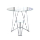 Metal Contemporary Round Dining Table Glass Top Table for Home Clearhalo ' dining_table' 'Dining Tables & Seating' 'Dining Tables' 'furn' 'furn_dining_table' 'Furniture' 'furniture_dining_table' 'Kitchen & Dining Furniture' 'kitchen&dining_furn' 'kitchen' 'kitchen_dining_table' 1200x1200_b41eae0d-d4be-4f73-b094-879a06df6702