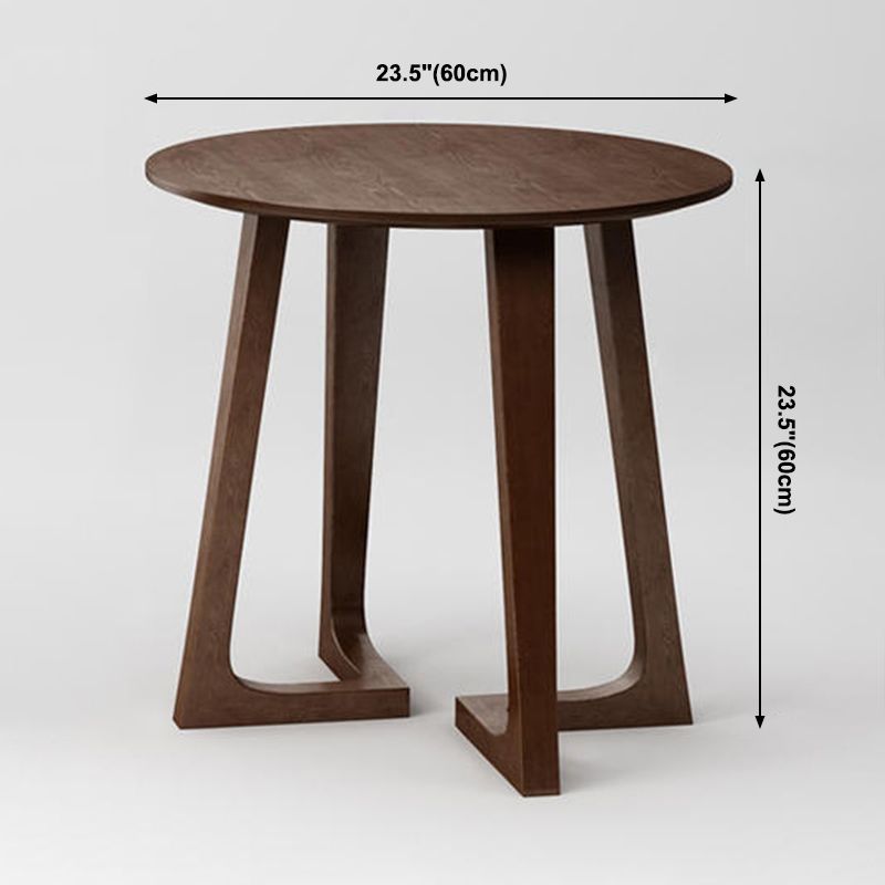 Solid Wood Brown Tone Dining Table Modern Double Pedestal Table for Dining Room Clearhalo ' dining_table' 'Dining Tables & Seating' 'Dining Tables' 'furn' 'furn_dining_table' 'Furniture' 'furniture_dining_table' 'Kitchen & Dining Furniture' 'kitchen&dining_furn' 'kitchen' 'kitchen_dining_table' 1200x1200_b41f8a8f-d299-43a4-ad71-d857b8011797