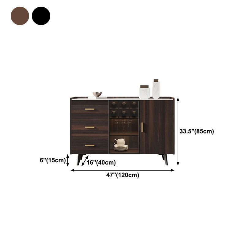 Luxury Style Kitchen Sideboard Sintered Stone Storage Sideboard Clearhalo 'buffet_sideboard' 'Buffets & Sideboards' 'furn' 'furn_buffet_sideboard' 'Furniture' 'Kitchen & Dining Furniture' 1200x1200_b41fdeab-b5dd-4ac2-99c6-be719911e374