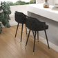 Tabouret de comptoir de dossier d'accoudoir moderne tabouret de Bar de café en fer avec coussin et pédale