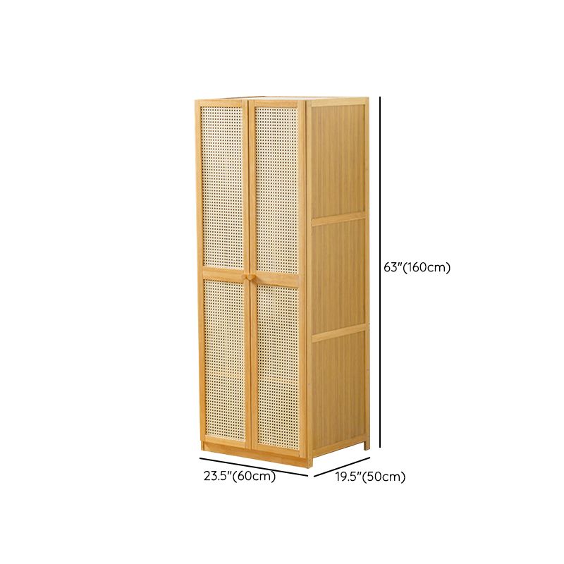 Modern Style Wardrobe Cabinet Wooden Wardrobe Armoire with Shelves Clearhalo 'Armoires & Wardrobes' 'armoires_wardrobes' 'Bedroom Furniture' 'furn' 'furn_armoires_wardrobes' 'Furniture' 1200x1200_b4255e3e-2a10-4562-abd9-6869d7479cc5